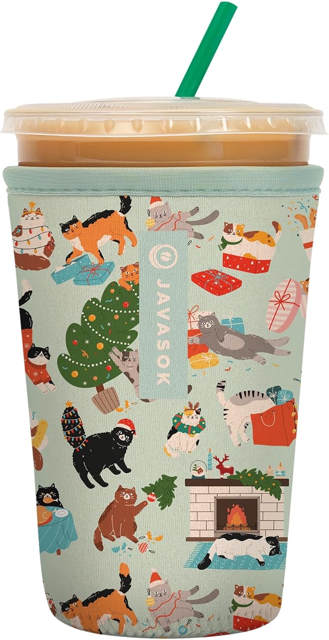 Sok It JavaSok Iced Coffee & Cold Soda Insulated Neoprene Cup Sleeve by SokIt