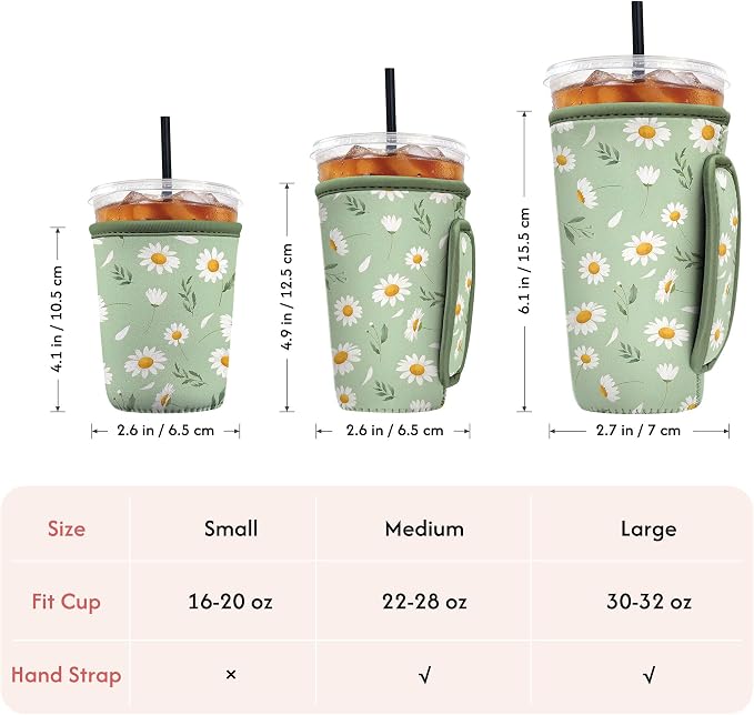 Reusable Insulated Neoprene Iced Coffee Sleeve - Image 4