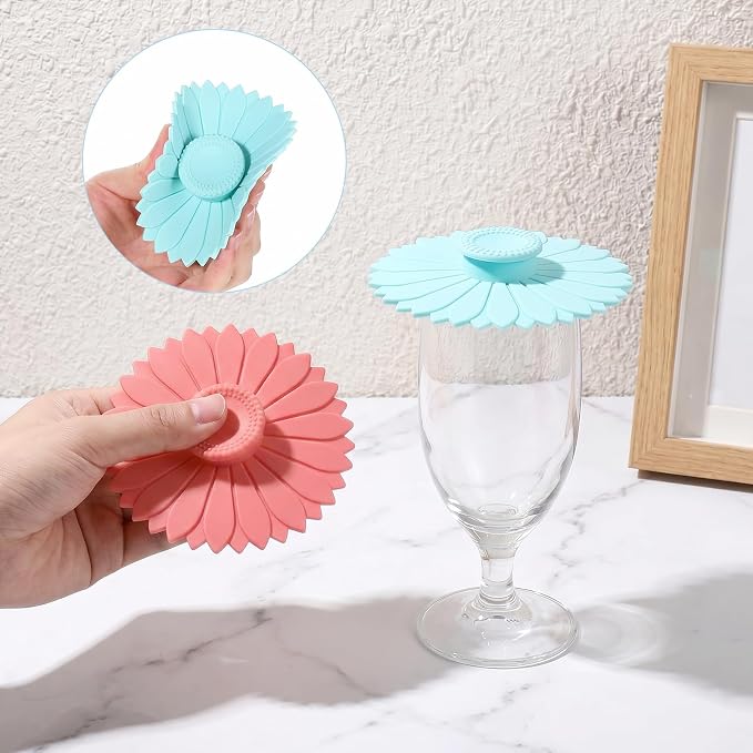 3PCS Cup Covers, Silicone Mug Lid, Coffee Cup Cover - Image 5