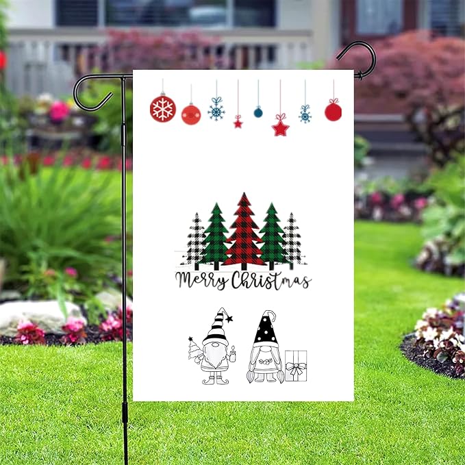 JAJADO Self Adhesive Reusable Christmas Stencils Merry Christmas Ornaments Silk - Image 4
