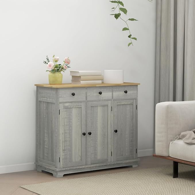 HOMCOM Sideboard Buffet Cabinet - Image 8