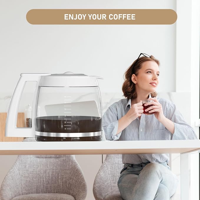 14-Cups Coffee Carafe Replacement Pot Compatible - Image 7