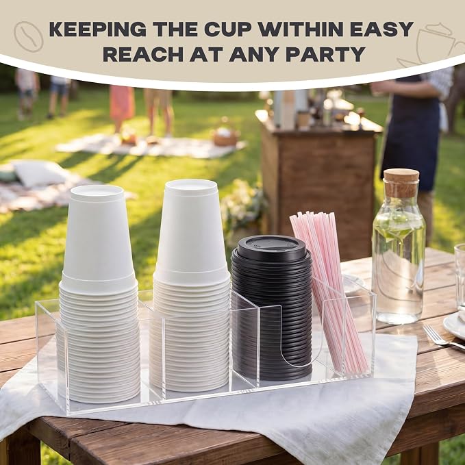 Novabright Acrylic Coffee Cup Holder - Image 5