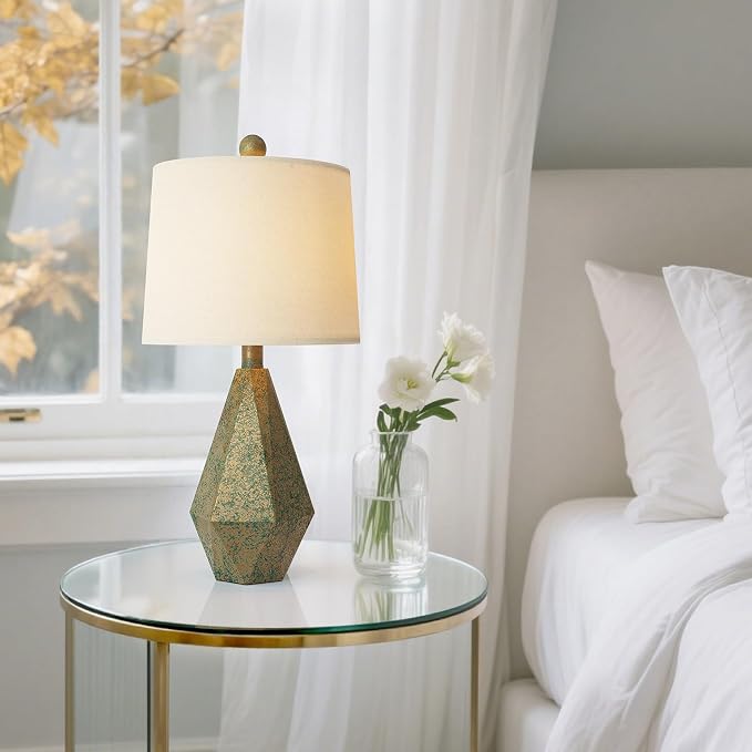 PoKat 20.25" Green Table Lamps Set of 2 - Image 5