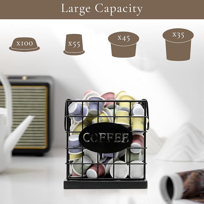 Coffee Pod Holder Organizer, Large Capacity K Cup Holder Organizer, Storage - Image 6