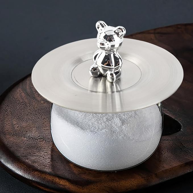 Mug Cover, Stainless Steel Cup Cover, Diameter 4.33 in, Drink Cover, cute bear - Image 8