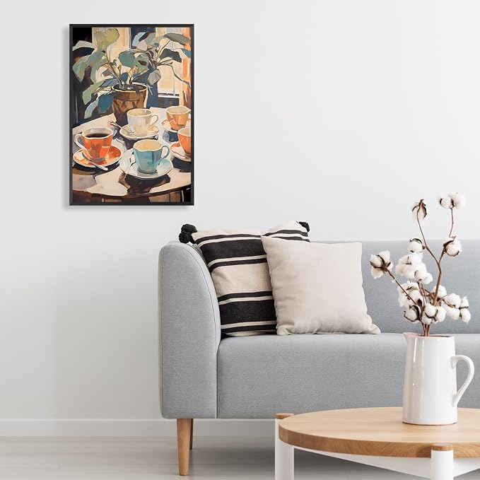 Vintage Coffee Poster Food Wall Art Canvas Cozy Charm Kitchen And Coffee Bar - Image 3