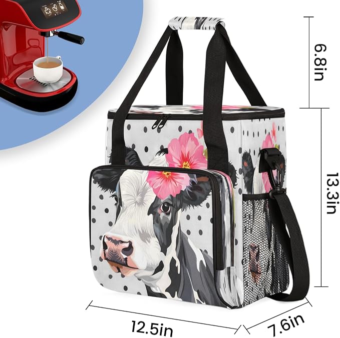 Cute Cow Coffee Machine Bag Compatible - Image 2