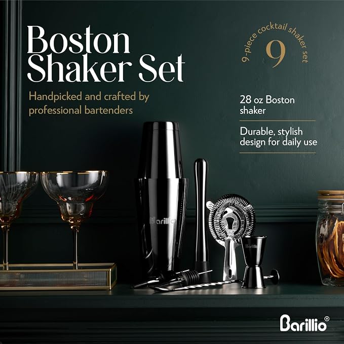Barillio Black Boston Shaker Set - Image 5