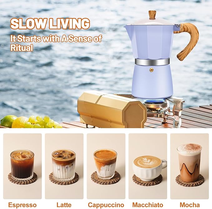 12 Cup Aluminum Espresso Stovetop Moka Pot Express Coffee Maker Percolator - Image 7