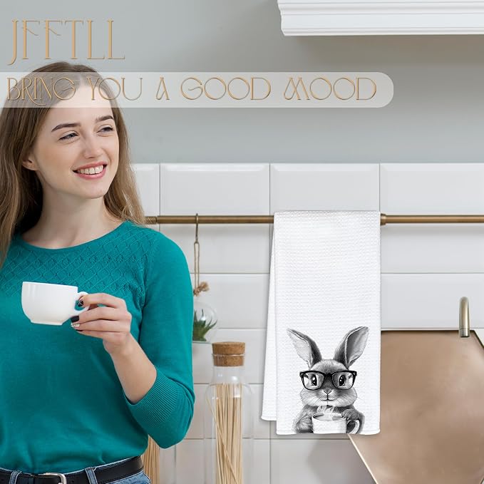 Funny Bunny Kitchen Dish Towels, Gifts - Image 2