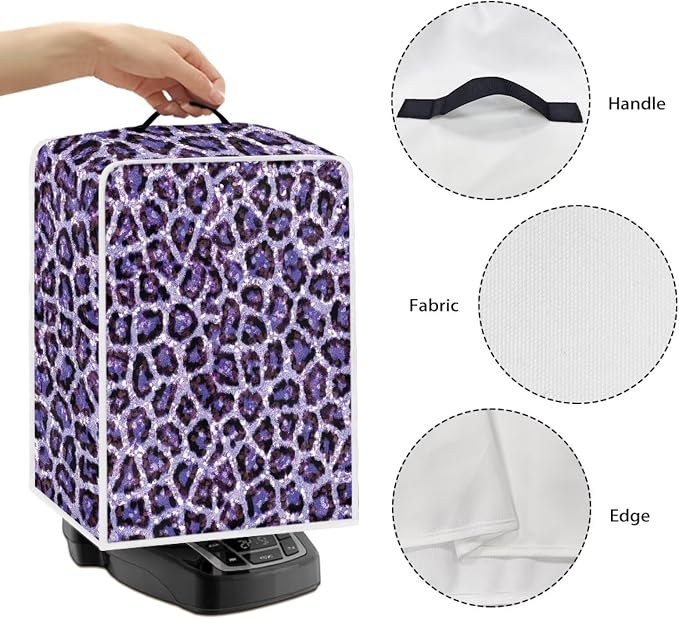 Purple Leopard House Coffee Maker Cover Lightweight Coffee Pot Cover Kitchen - Image 5