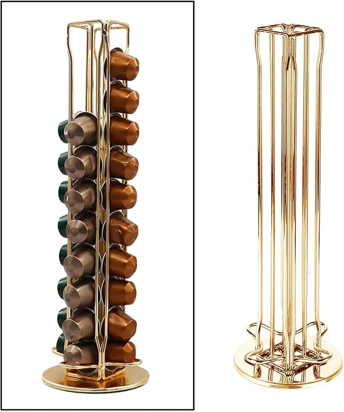 Coffee Capsules Rack Capsule Organizer Holder Rotating Iron Stand - Image 4