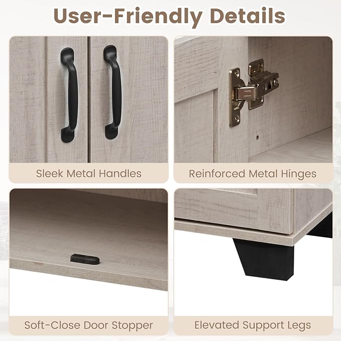 Giantex Sideboard Buffet Cabinet - Image 8