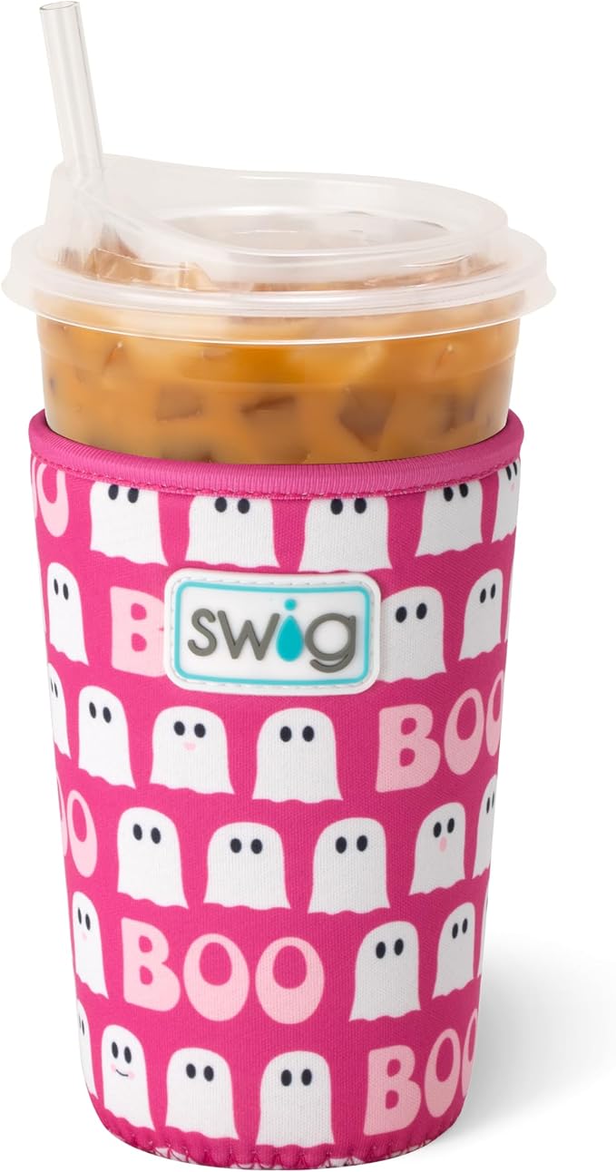 Swig Life Medium Iced Cup Coolie, Standard 22oz Iced Coffee Cup Insulator Sleeve by SwigLife