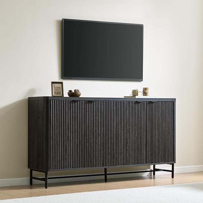 Fatmok 65" Large Sideboard Buffet Cabinet - Image 6