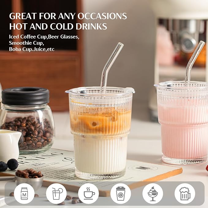 INSETLAN 13oz Glass Tumbler - Image 4