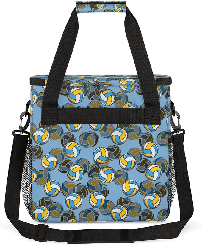 Volleyball Coffee Maker Travel Bag, Volleyball Large Carrying Storage Case - Image 5
