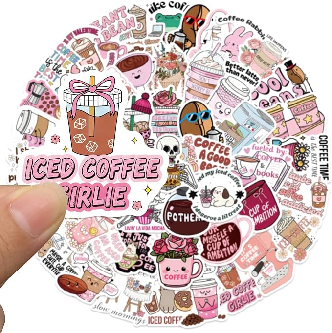 Funny Coffee Waterproof Stickers - Image 2