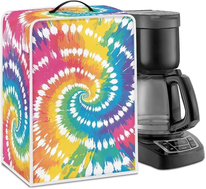 Colorful Gradient Coffee Machine Cover Dust Coffee Maker Cover Kitchen by Unknown