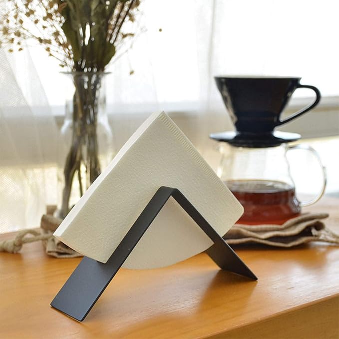 2PCS Coffee Filter Paper Holder, Stainless Steel Coffee Paper Storage Container - Image 2