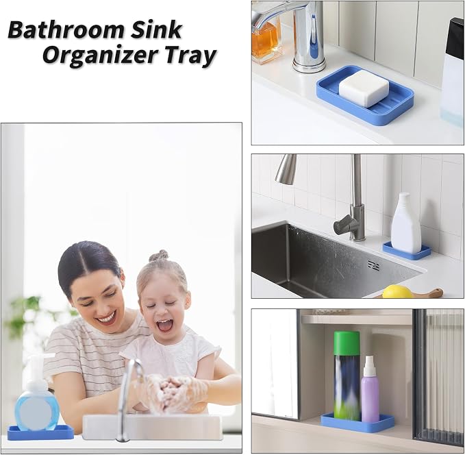 MicoYang Silicone Kitchen Sink Organizer Tray - Image 3