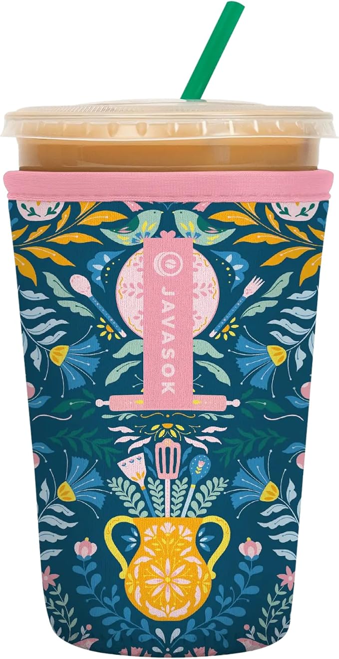 Sok It JavaSok Iced Coffee & Cold Soda Insulated Neoprene Cup Sleeve by SokIt