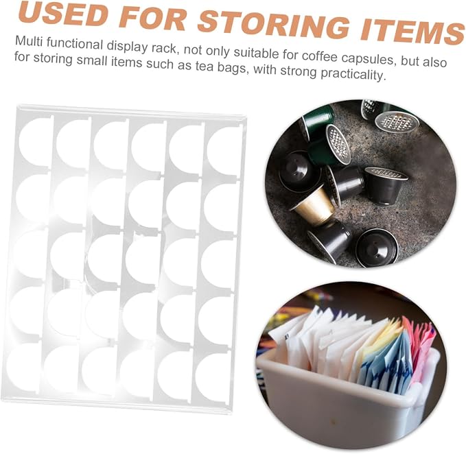 ARTIBETTER 30grids Acrylic Coffee Capsule Rack Organizer - Image 7