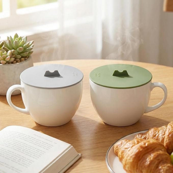 2 Pack Silicone Cup Cover Cup Lids - Image 5