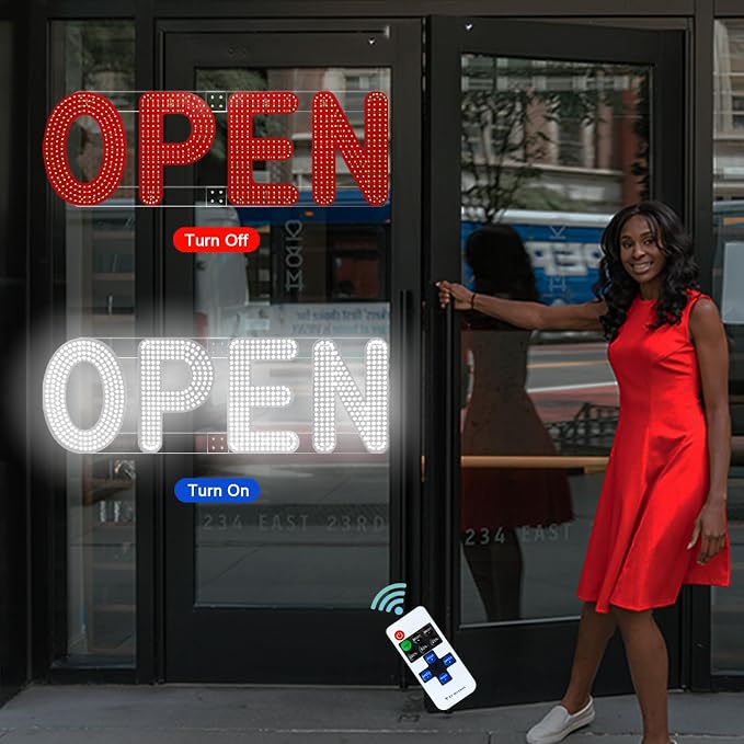40"x14" Open Sign, LED Open Sign - Image 6
