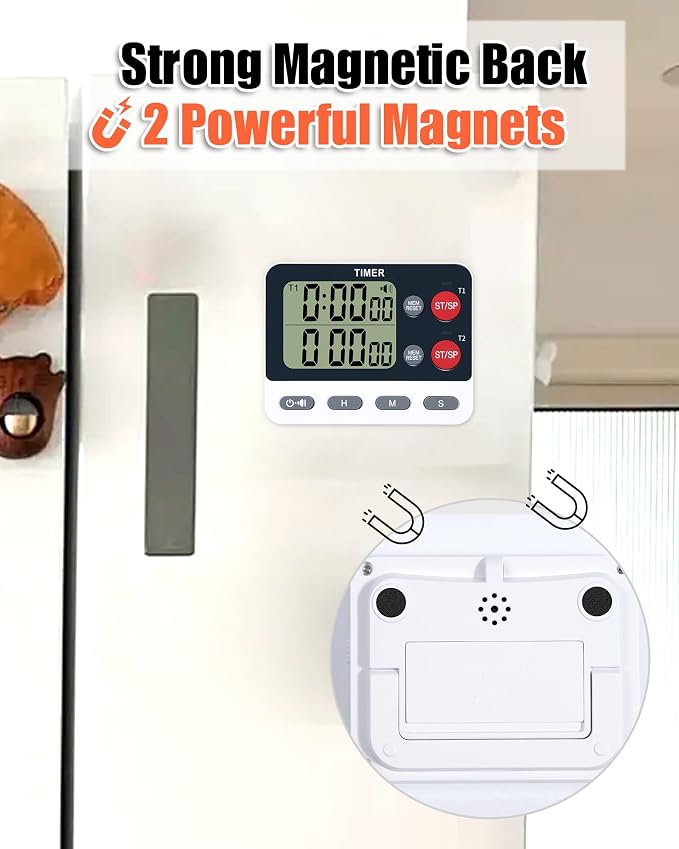TPNEG Dual Kitchen Timer Digital - Image 5