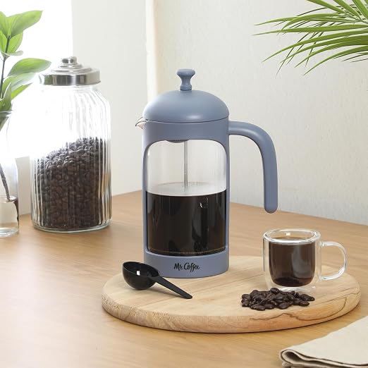 Mr. Coffee Retro Brew French Press Coffee Maker, 31-Ounce Glass Carafe - Image 5