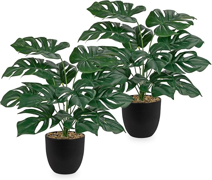 Briful Lush Artificial Monstera Plant by Briful