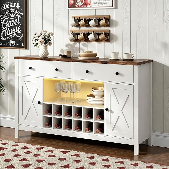 COMHOMA Coffee Bar Cabinet by ComHoma