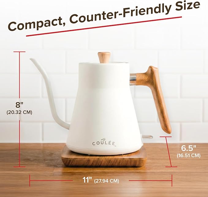 Coffee Gooseneck Kettle, Stainless Steel Interior, Electric Kettle - Image 2