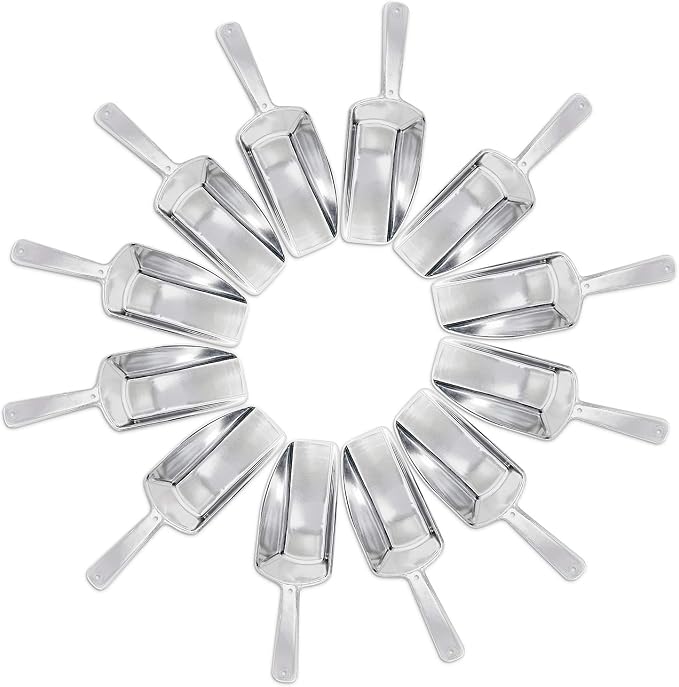 Super Z Outlet 5.5" Mini Acrylic Plastic Kitchen Scoops - Image 4