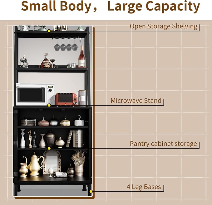kepptory 58" Kitchen Baker's Rack - Image 4
