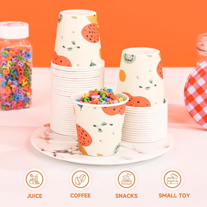 METAPRINT 600 Pack 3 oz Bathroom Cups, Disposable Paper Cups - Image 8