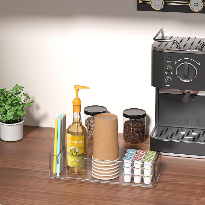 Coffee Bar Accessories and Organizer, Disposable Cup Holder - Image 3