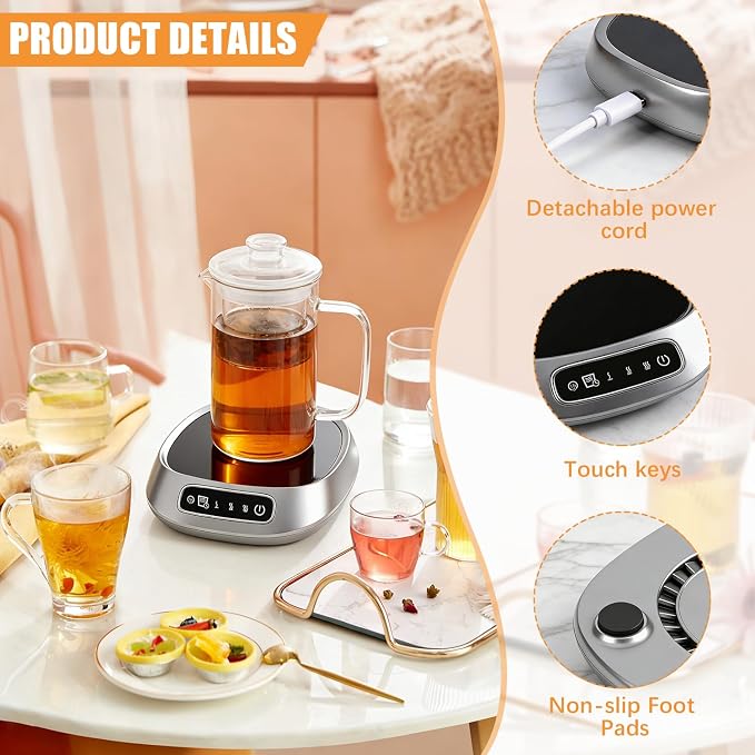 Coffee Mug Warmer, USB Charging Coffee Cup Warmers - Image 4