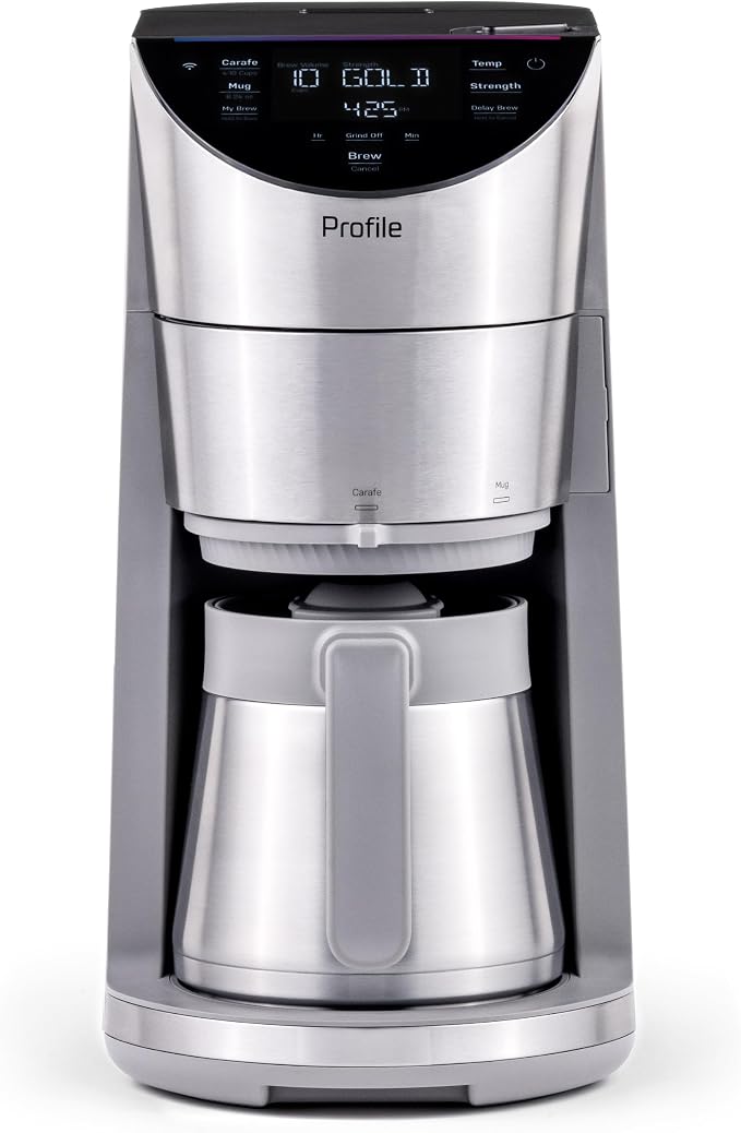 GE Profile Smart Grind & Brew Coffee Maker w/Podless Single Serve, 90oz Water by Unknown
