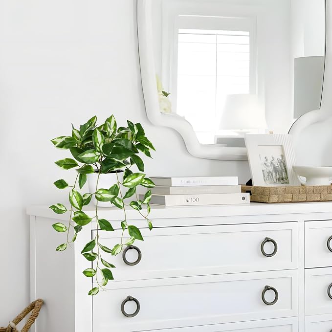 Briful Fake Plants Indoor Greenery Realistic Faux Trailing Plant Artificial - Image 6