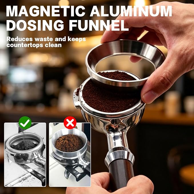 Reoszeank 51mm Espresso Accessories Kit – Coffee Distributor & Tamper Leveler - Image 3