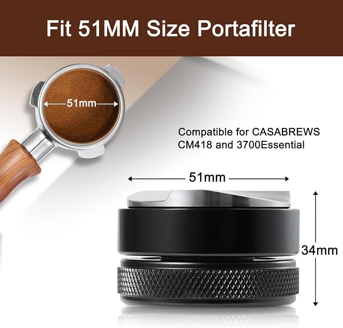 51MM Coffee Distributor, Espresso Distribution Tool Compatible - Image 2