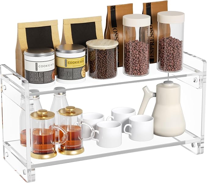 YUNEASELF Coffee Station Organizer Countertup: Coffee Bar Accessories by Unknown