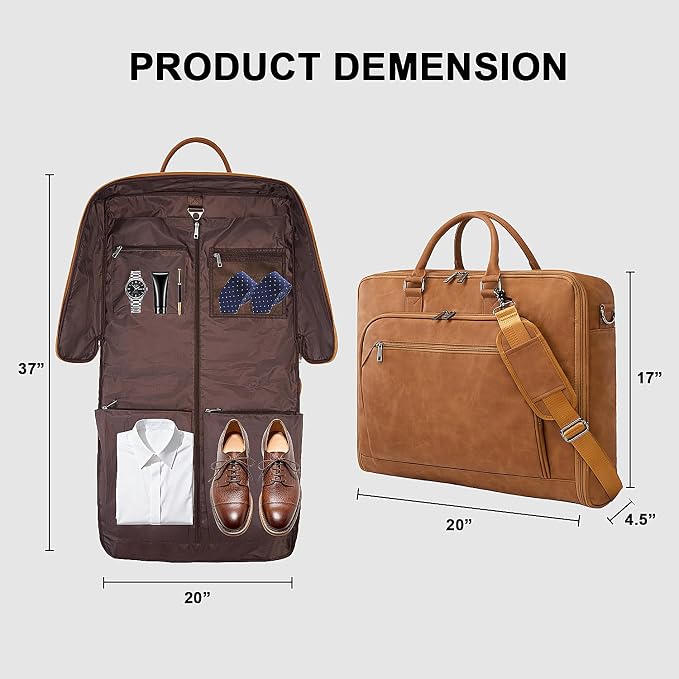 Garment Bag for Travel Large Carry on Garment Bags Men Women | Garment Suitcase - Image 3