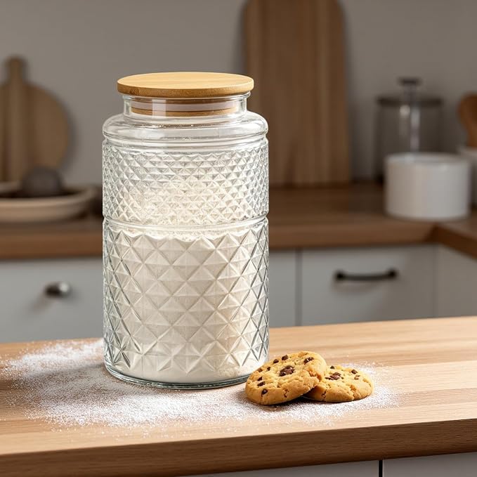 1 Gallon Large Airtight Glass Storage Jars - Image 2