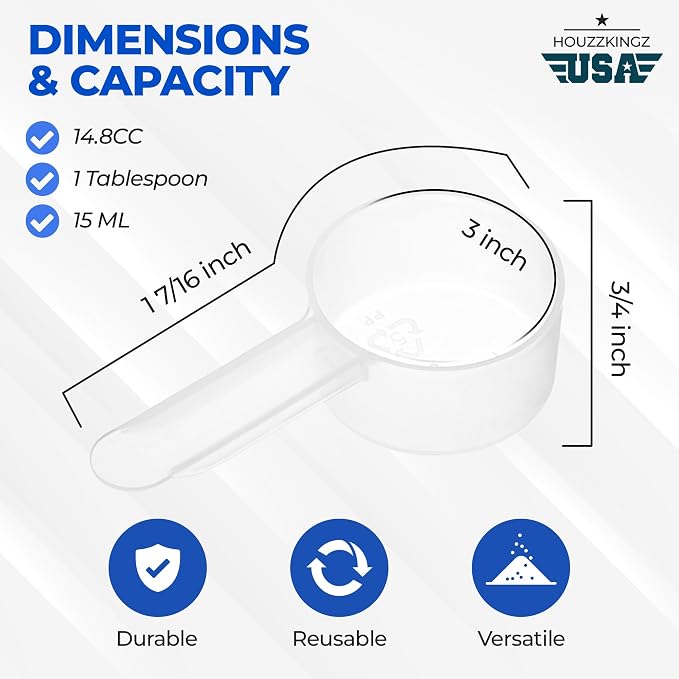 4 Pack Tablespoon Measuring Spoon Set - Image 2