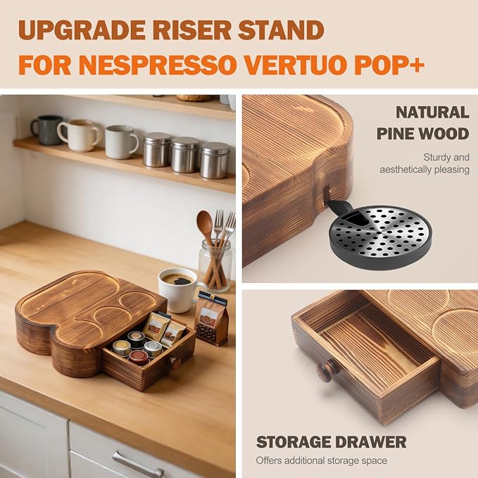 Riser Stand for Nespresso Vertuo Pop+, - Image 5