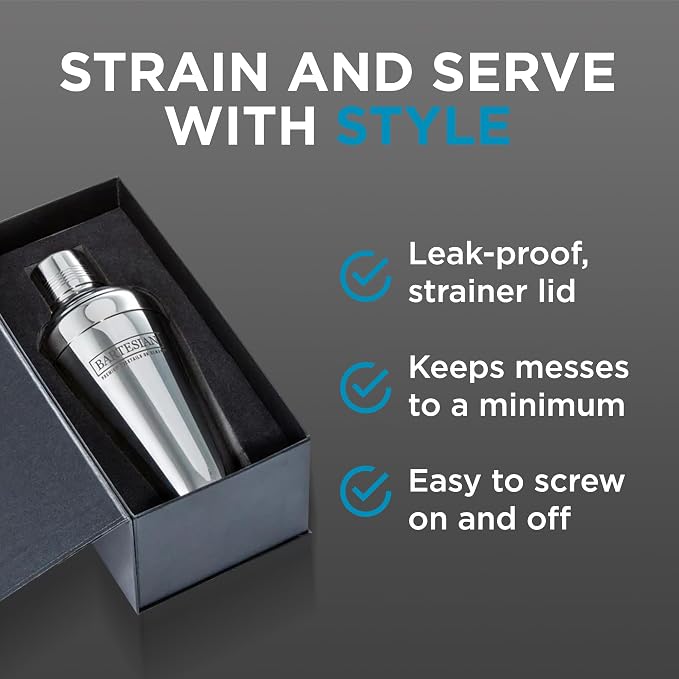Bartesian Stainless Steel Cocktail Shaker - Image 3